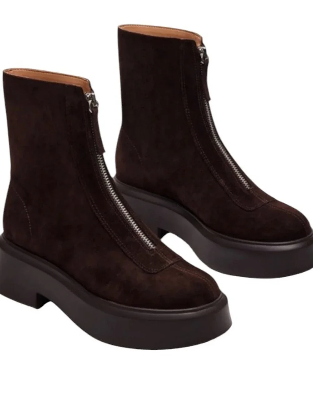 Steve Madden Jones Brown Suede Booties ..Size 10